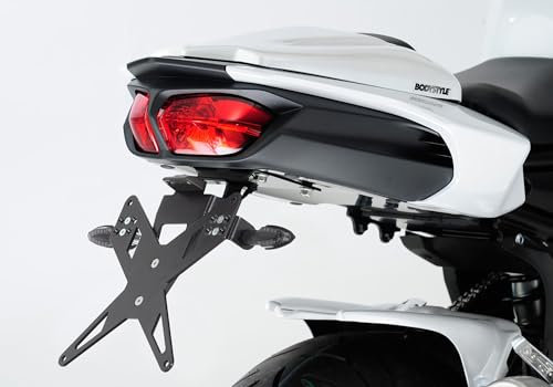 PROTECH X-Shape Kennzeichenhalter kompatibel mit Yamaha FZ1 Fazer 2006-2015 RN16