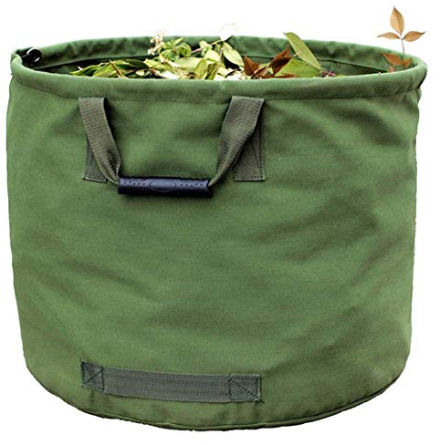 BGSFF Wasserdichter Oxford Cloth Garden Leaf Aufbewahrungsbeutel für Pflanzenblumen Müllsack Wiederverwendbarer Garten Lawn Leaf Yard Abfallbeutel (Farbe: Grün)