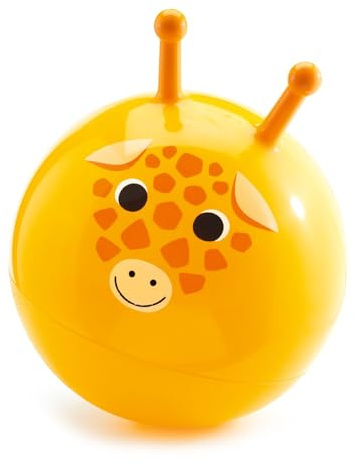 DJECO - Habilitätsball Jumpy Gigi Spielzeug, Mehrfarbig (30182)