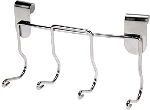 Galvog® BBQ Hooks For Grill Accessories | Heavy Duty Barbecue Tools Holder | Grill Utensils Hanger | Silver Outdoor Hanging Tool for Cooking and Grilling