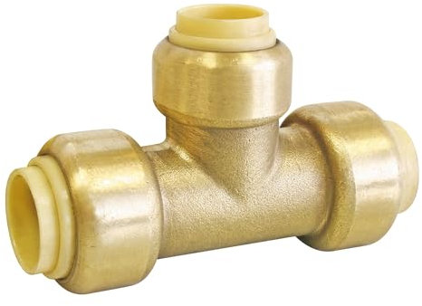 SOMATHERM FOR YOU, Té laiton réduit à clipser pour tubes cuivre, PER ou multicouche Ø16-Ø14-Ø16, montage instantané, auto-étanche, facile à installer, durable, pression max 4 bars