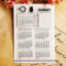 Kalender, Woche, Monat, transparente Stempel mit Gefühlen, Planer-Muster, Gummi, Silikon, transparente Siegelstempel für Urlaub, Kartenherstellung, Dekoration und DIY, Album, DIY Handwerk