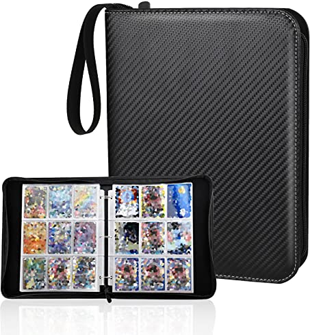 Bnimtm Sammelalbum kompatibel Mit Pokemon, Album kompatibel mit Pokemon Karten, Sammelalbum Karten Halter Ordner Hüllen Groß Hefte passt für Yugioh Ninjago Karten Display, Kann 720 Karte Type720