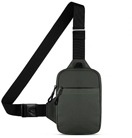 DONGKER Umhängetasche Kleine, Wasserdicht Sling Chest Crossbody Bag, Schultertasche Brusttasche zum Umhängen Kleine für Herren, Männer, Damen, Frauen, Jugend
