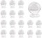 MOROBOR Lot de 16 boutons sphériques en acrylique transparent auto-adhésifs sans perçage pour tiroir de commode, placard, boîte cadeau (18 mm de diamètre)