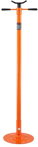 VEVOR Unterhub-Stützständer, 750 kg Tragkraft, Hebebühne von 134 bis 193 cm, lagermontierter Stangenheber mit Drehgriff, Selbstsichernde Gewindeschraube, Unterstützung von Fahrzeugkomponenten