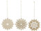 Rudolphs Schatzkiste Baumbehang Eissterne 3er Set Natur BxHxT 8x8x0,3cm NEU Weihnachten Spanbaum Christbaum Baumschmuck Holzschmuck Holz Seiffen Erzgebirge Strauchbehang Dekoration