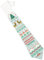 Herz & Heim® witzige Weihnachtskrawatte mit Ihrem Wunschtext - verschiedene Motive (Bunte)