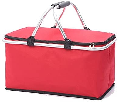 LeGDOr Kühltasche, 30 l, faltbar, isoliert, für Picknick, Mittagessen, große Kühltasche mit Tragegriff, Thermo-Lebensmittel-Liefertasche für Camping, Grillen, Einkaufen