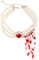 Armbänder, Ohrringe, Gothic-Party, Schmuck, Geschenk, Damen, tropfendes Blut, Choker-Halskette, 13* 12* 2cm, Perle