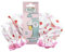 Upper Canada White Ladies Shower Cap With Hearts Design