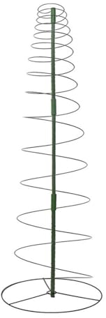 JISADER Spalier für Erbsen, Spalier für grüne Bohnen, Spalier für den Garten, spiralförmiges dehnbares Spalier