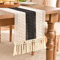 Aisybaklyn Tischläufer Schwarz 30x140cm Tischläufer Tischdeko Hochzeit Häkelspitze Boho Table Runner Herbst Dekoration Tisch Läufer Retro Deko für Urlaub Party Hochzeit Geburtstag Küche Tischdeko