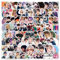 BTS Aufkleber, BTS Sticker, 100 Pcs Wasserdicht Sticker Ubephant BTS Style Decals Computer Skateboard Gepäck Aufkleber BTS Geschenke für Fans