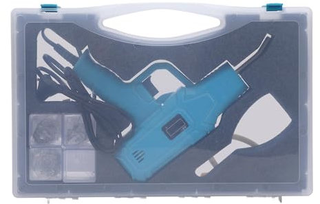 Mavaol Plastikschweißer Kit 120W Corded Wunder Pistole heißer Hefter für die Reparatur von Auto Stoßstange mit Spannungsanzeige Überhitzung Wache