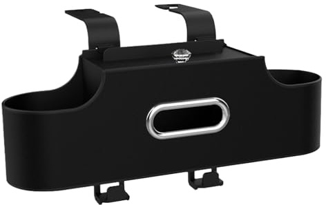 Auto-Rücksitz-Organizer, kompakte Aufbewahrungsbox für das Auto mit Halterung, Organizer für den Rücksitz, für Schlüssel, Regenschirme, Bor