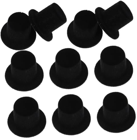 TOYANDONA 20stücke Mini-hüte Zum Basteln Für Puppenkostüme Kleine Zylinderhüte Als Dekoration DIY-Accessoires Für Weihnachten Und Partys Puppen-dekohut in Verschiedenen