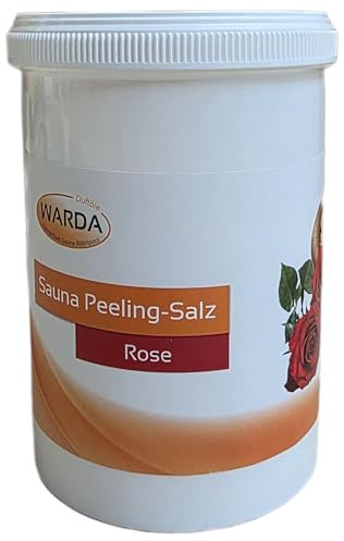 Peelingsalz, Saunasalz 1 Kilo, Rose, dazu Rekosan ® Kristallsalz für die Salzmühle 100g