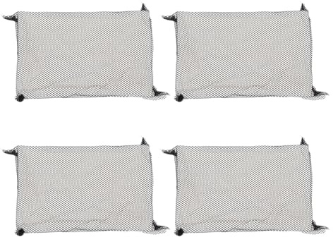 Jenngaoo Swimming Pool Robot Filter Pad, Ersatzfilter für MeranusPower4 Serie Poolroboter, waschbar und wiederverwendbar, 25 x 16 x 4 cm, Polyethylen, 4er Set für Poolreinigung und