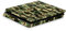 Skins4u Skin Designfolie Aufkleber kompatibel mit Playstation 4 Slim PS4 Wood Camo