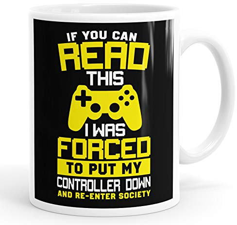 Daytripper I Was Forced To Put My Controller Down And Re-Enter Society Gamer Mug Coffee Cup