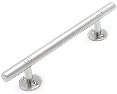 SELUXU Stainless Steel Furniture Drawer Pulls Cupboard Knobs Brushed Nickel Bathroom Cabinet T Bar Handle