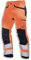 Uvex Flash + Storm 7432 Herren-Arbeitshose - Orange Warnschutz-Cargohose 98