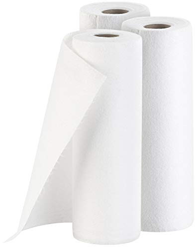 Rosenstein & Söhne Bambus Küchentücher: 3er-Set Bambus-Küchenrolle, wiederverwendbar, je 25 Tücher, 140 g/m² (Wischtücher, Küchentücher wiederverwendbar, Handtücher)