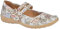 Boulevard Womens/Ladies Flower Bar Shoe (6 UK) (Multicoloured)