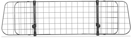 Relaxdays Griglia Auto per Cani, Grata Universale, Larghezza Regolabile, Divisore Bagagliaio, HxL: 32 x 92-136 cm, Nero