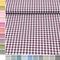 MAGAM-Stoffe Mona Vichy-Karo groß Baumwollstoff Oeko-Tex Meterware 50cm (08. Aubergine)