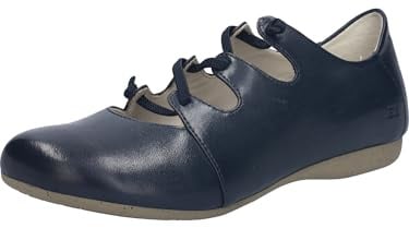 Josef Seibel Donna Ballerine con Cinturino Fiona 04, Signora Ballerine,Larghezza G (Normale),Moda,Ballerine,Cinturino,Blu (Ocean),41 EU / 7 UK