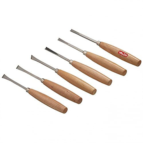 Valex Sgorbie per Legno Serie 6 Pezzi