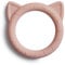 Mushie Beißring für Babys aus BPA-frei Silikon | Fördert Sehsinn & Motorik Baby | Zahnen Nursing Zubehör | Sichere & Hochwertige für Kleinkinder Kinder Jungs & Mädchen | Katze Design (Erröten)