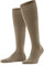 FALKE Herren Kniestrümpfe Airport M Kh Wolle Baumwolle lang einfarbig 1 Paar, Braun Camel 5038, 43-44