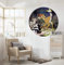 Komar Disney DOT runde und selbstklebende Vlies Fototapete von Disney - Bambi Butterfly - Ø Durchmesser 125 cm - Reh, Babyzimmer, Kinderzimmer, Wandtattoo - DD1-045