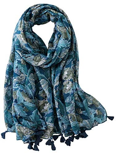 FAIRYGATE Schal Damen Stola Viskose Tuch in 30 Unifarben Schals und Tücher Halstücher XXL Chiffontücher Halstuch für jede Jahreszeit Geschenk für Freundin 17229