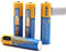SZEMPTY Batterie ricaricabili al litio AAA, 1,5 V, USB, agli ioni di litio, 750 mWh con cavo di ricarica di tipo C, ricarica rapida in 1 ore, confezione da 4