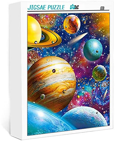 Adult Puzzle 1000 Pieces Universe Classic Puzzle Challenge and Stress Relief Toy Puzzle Jigsaw Puzzle for Children and Adults (75x50cm)