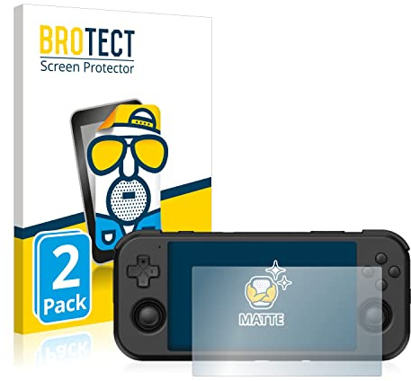 BROTECT Schutzfolie für Retroid Pocket 3 | 2 Stück Entspiegelnder Displayschutz Made in Germany Matte Displayschutz-Folie Anti-Reflex Anti-Fingerprint Einfache Montage