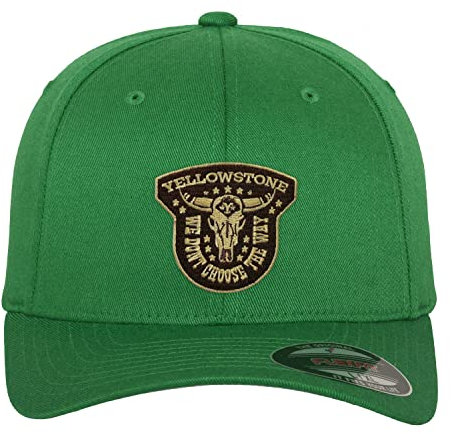 Yellowstone Offizielles Lizenzprodukt We Don't Choose The Way Flexfit Cap (Grün), Groß/X-Large