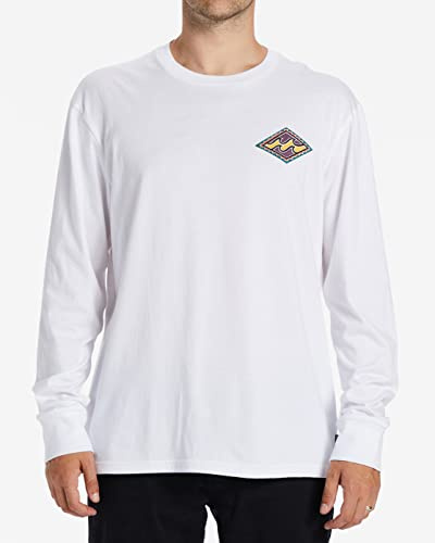 BILLABONG Men's Crayon Wave Ls T-Shirt (Pack of 1)