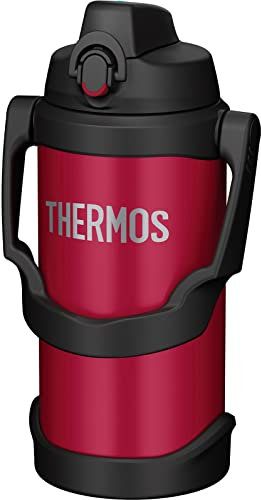 Thermos FJQ-2000 R Vacuum Insulated Sports Jug, 6.6 gal (2 L) Red