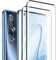 Fyqzio [2+2 pezzi Vetro Temperato Compatibile con Xiaomi Mi 10 5G,e Fotocamera Pellicola Protettiva,Senza Bolle,Durezza 9H,Anti-Graffio,Copertura completa 3D,HD Protezione Schermo