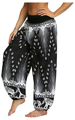 Neowatt, Detente Femme Tenue Indienne Bollywood Pantalon Ample Femme Taille Elastique Lin Pantalon De Jogging Femme Tai Chi Pantalon Corsaire Femme #^
