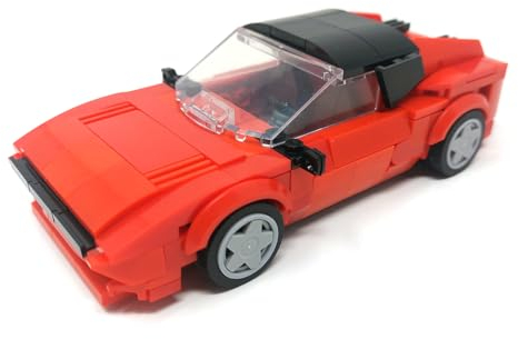bunchy Bausteine Auto MOC Magnum 308 GTS Quattrovalvole, 250 Klemmbausteine