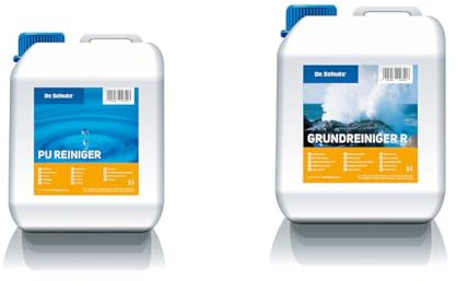 Dr. Schutz PU Reiniger 5 L | Bodenreiniger für Vinyl, PVC & Designboden & Grundreiniger R 5 L für elastische Bodenbeläge