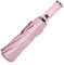 siduytin Reverse Folding Umbrella with LED Flashlight 10Ribs Reflective Stripe Umbrellas Waterproof Sunshade Sun Rain Day, LED/Pink
