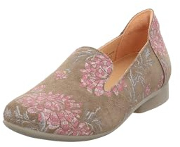 Think! Damen GUAD2 chromfrei gegerbte nachhaltige Halbschuhe, Taupe 3000
