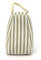 Beige Stripe Fabric Doorstop | Triangular Weighted Door Stopper for Floor | Decorative Fabric Door Stop with Handle - 1.2kg